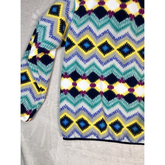 Patagonia Synchilla Snap-T Fleece Pullover Timber Twist Aztec Print S RARE - Picture 6 of 7